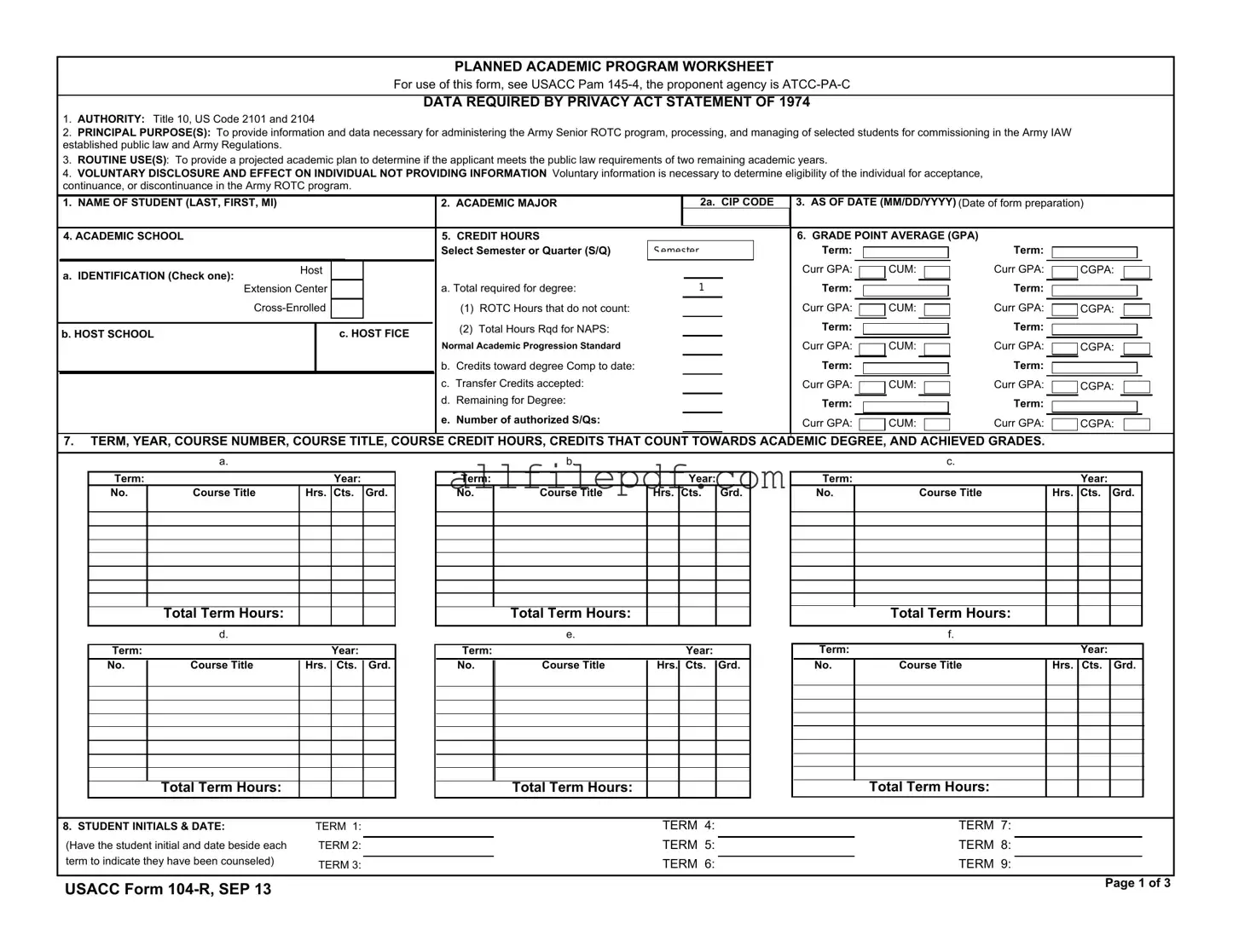 Blank 104 R PDF Form